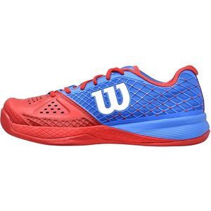 NEW Men's Size 6 WILSON Rush Pro Glide Tennis Shoes Sneakers Red Blue WRS320400